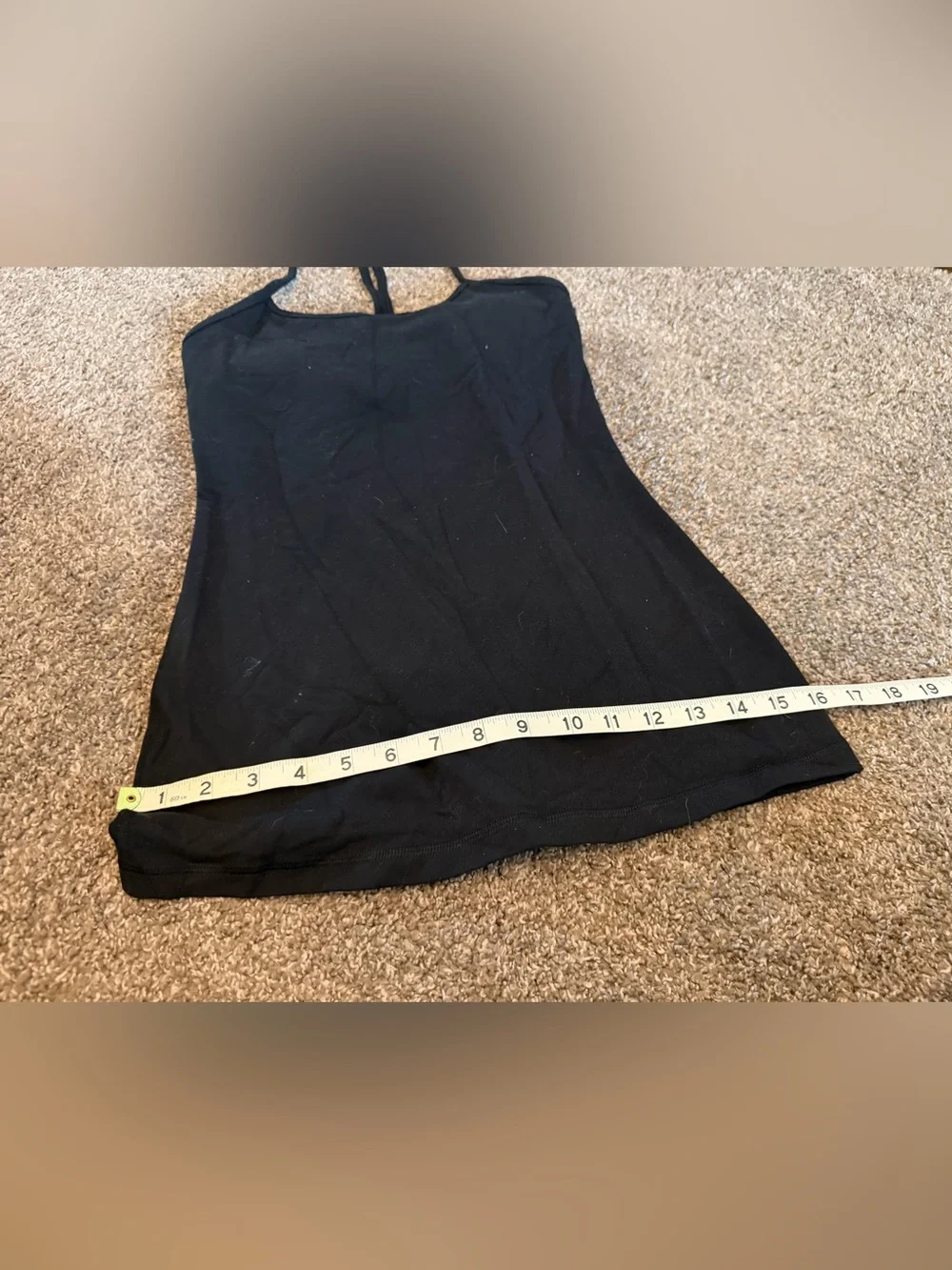 lululemon athletica Black Halter Neck Tank Top